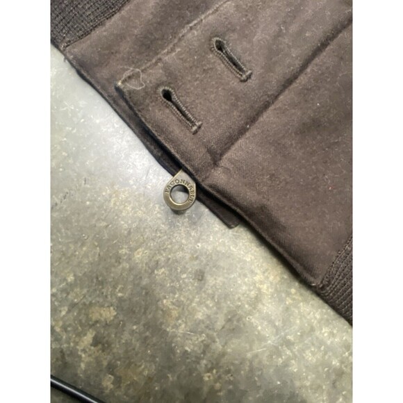 Faconnable Bomber Jacket Mens L Brown Wool Loro Piana Storm System Full Zip - Picture 4 of 8